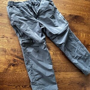 Men's Koppen Gray Convertible Hiking / Utility Pants, Size Medium